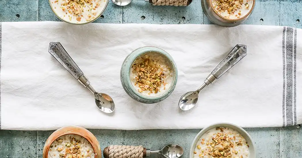 پودینگ برنج