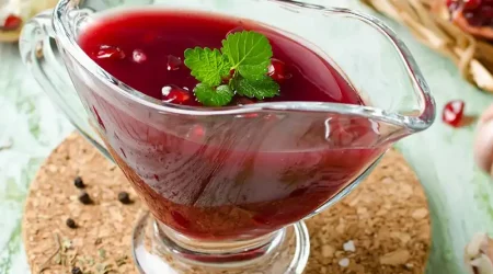 شیوه درست‌کردن سس انار با آب انار و رب انار