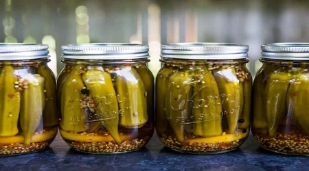 طرز تهیه ترشی بامیه در منزل