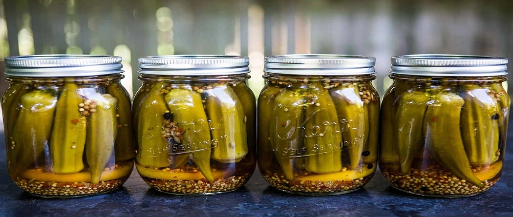 طرز تهیه ترشی بامیه در منزل