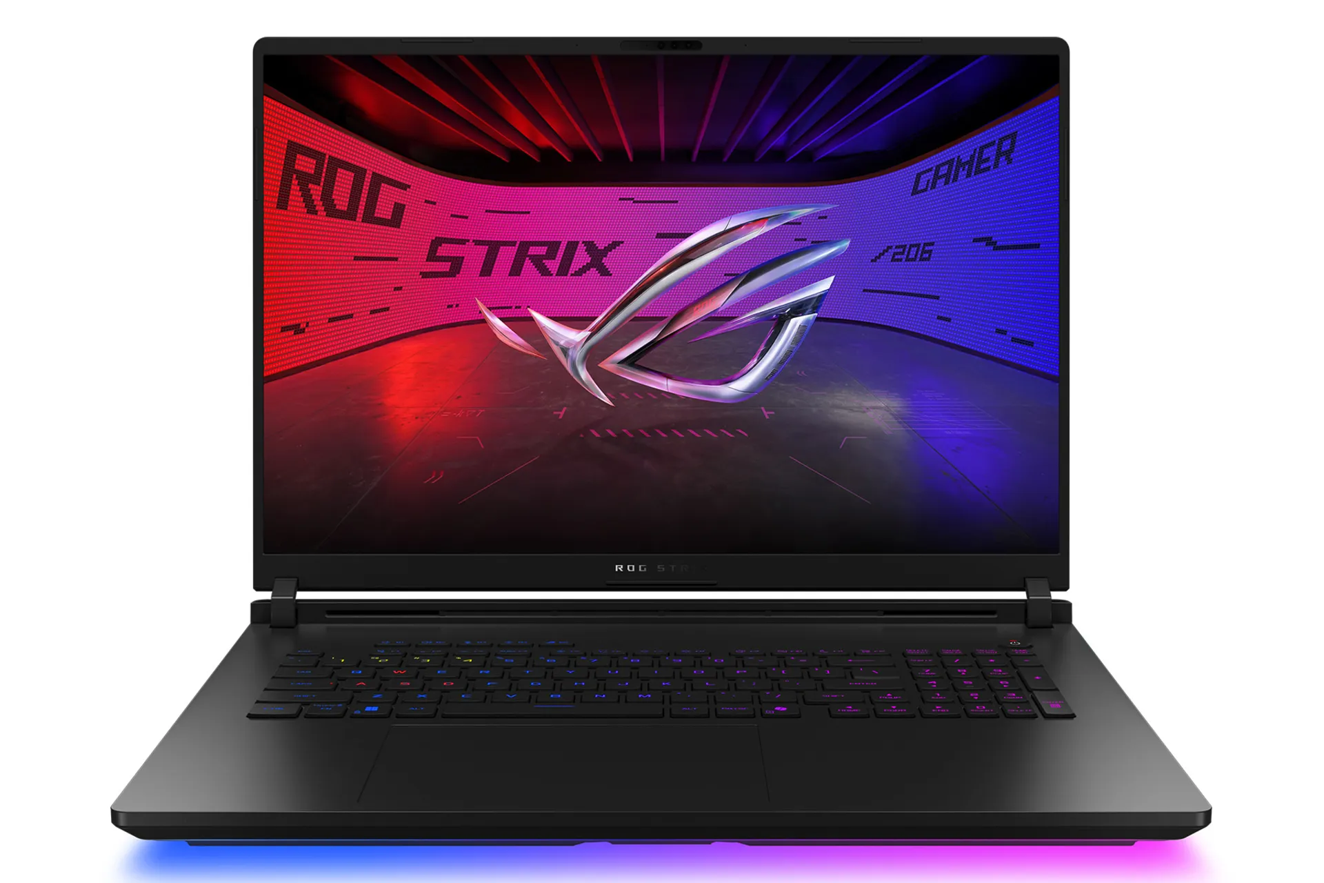 ASUS ROG Strix SCAR gaming laptop with RGB lighting, premium display and ultra-high-performance gaming hardware.