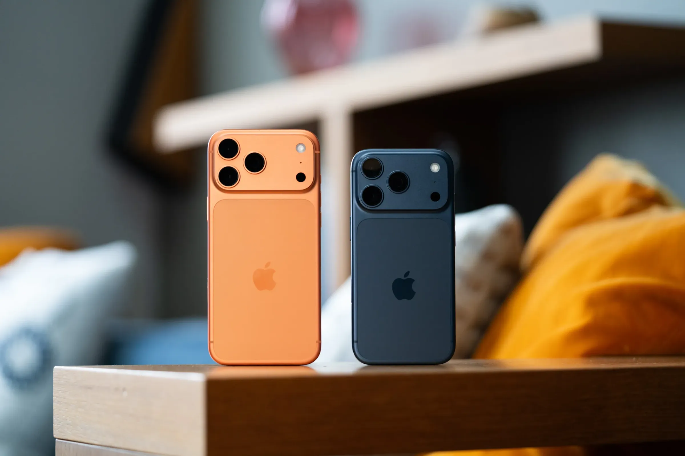 Apple iPhone 17 Pro and iPhone 17 Pro Max smartphones featuring advanced triple-camera systems, premium design, and flagship photography capabilities. 