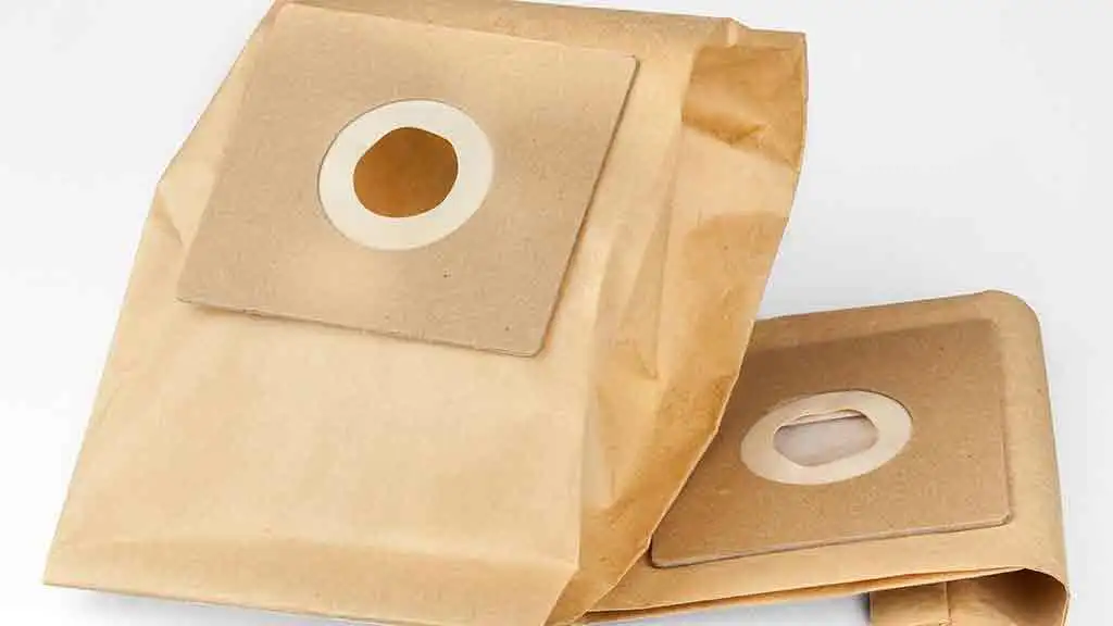 Disposable paper vacuum cleaner dust bags with reinforced inlet openings
