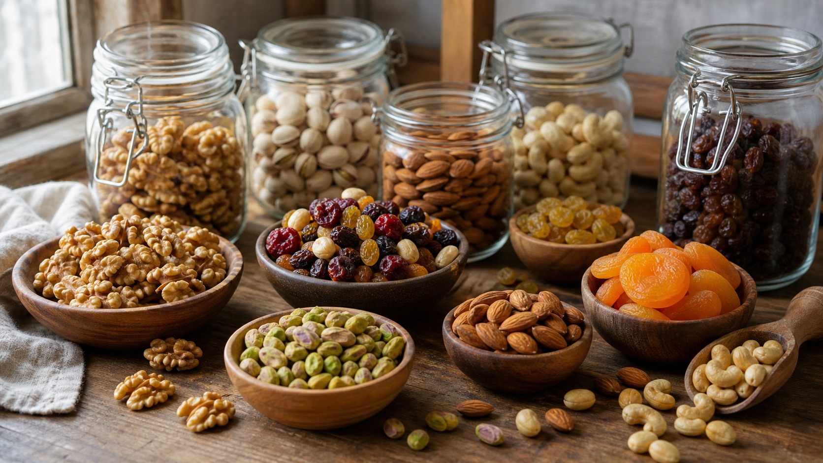 راهنمای خرید و نگهداری خشکبار و آجیل
