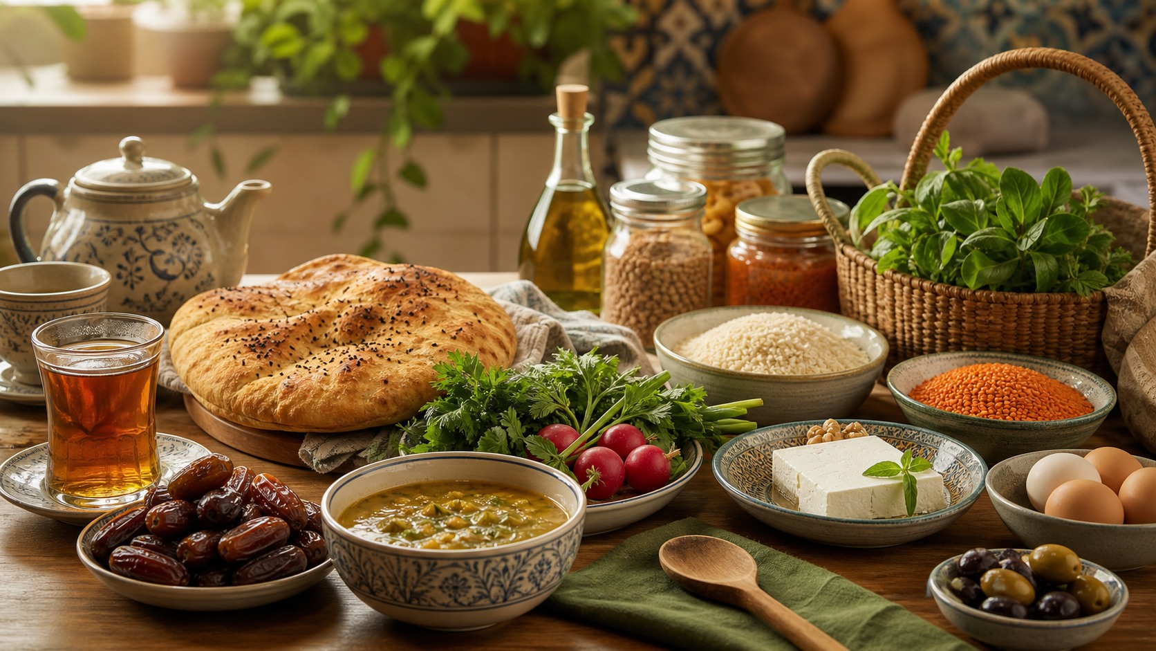 لیست خرید کامل ماه رمضان؛ از سحری تا افطار