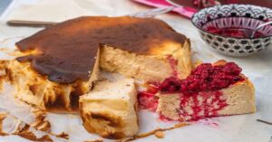 طرز تهیه چیزکیک سن سباستین